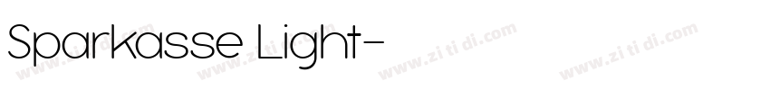 Sparkasse Light字体转换